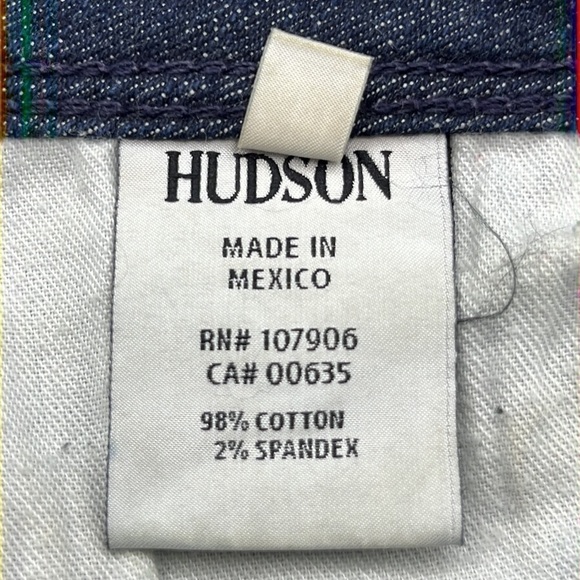 Hudson Collin Flap Skinny Jean Mid Rise Size 30 - Picture 8 of 16